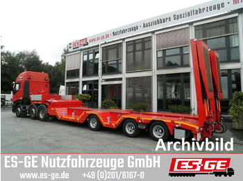 ES-GE 3-Achs-Satteltieflader mit Radmulden  - Lavloader semitrailer