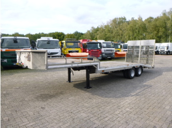 Veldhuizen Semi-lowbed trailer (light commercial) P37-2 + ramps + winch - Lavloader semitrailer