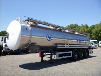 Tanksemi for transport av kjemikalier Magyar Chemical tank inox 30 m3 / 1 comp + pump: bilde 1