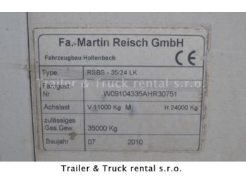 Reisch RSBS-35/24LK  - Med walking floor semitrailer