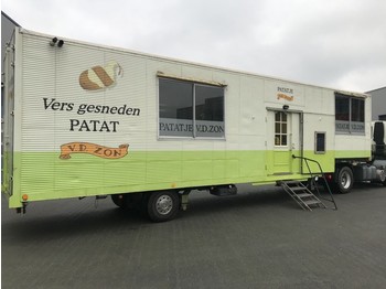 Netam-Fruehauf Foodtruck / Mobiel Cafetaria -Lunchroom / Food Truck (B/E rijbewijs) inclusief DAF trekker - Skapsemi