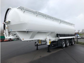 HEITLING 51 m3, 7 compartments animal food silo trailer - Tanksemi