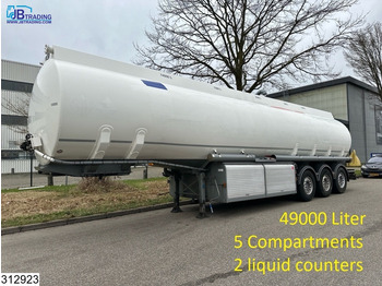 LAG Fuel 49000 Liter, 5 Compartments, 2 liquid counters - Tanksemi