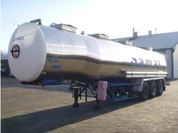 Magyar Chemical tank inox 33 m3 / 4 comp. - Tanksemi