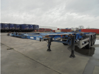 Container-transport/ Vekselflak semitrailer Van Hool 3B0049 ADR: bilde 1
