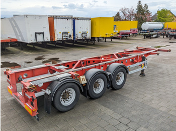 Van Hool A3C002 20/30FT SWAP / TANK ContainerChassis - Alcoa's - 3560KG (O1817) - Container-transport/ Vekselflak semitrailer: bilde 1