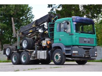 MAN TGA 26.480 6x4 2004 for long wood transport - Skogsvogn