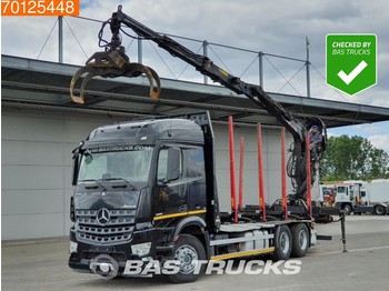 Mercedes-Benz Arocs 2651 L 6X4 German-Truck Retarder Euro 6 Hiab F140ZT 95 - Skogsvogn