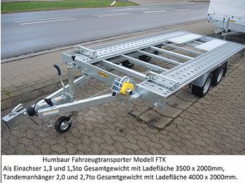 Ny Transporter tilhenger Humbaur - FTK274020 Fahrzeugtransporter Autotransporter: bilde 1