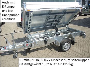 Ny Tipphenger Humbaur - HTK1800.27 Handpumpe Stahlbordwände: bilde 1