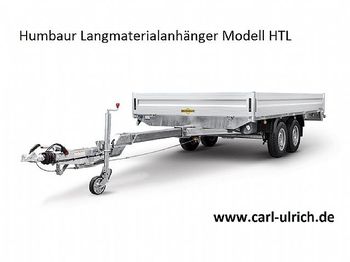 Ny Planhenger/ Flathenger Humbaur - Langmaterialanhänger HTL354121 mit Rohrzugdeichsel: bilde 1