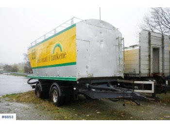 Tipphenger Istrail 2 axle power feed / bulk trailer with tip. 28 m3. Repair object.: bilde 1