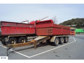 Tipphenger Istrail 3 Axle Tipping trailer with aluminum rims and spreading limb.: bilde 1