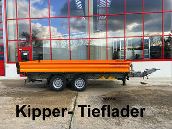 Tipphenger Möslein  13 t Tandemkipper- Tieflader-- Wenig Benutzt --: bilde 1