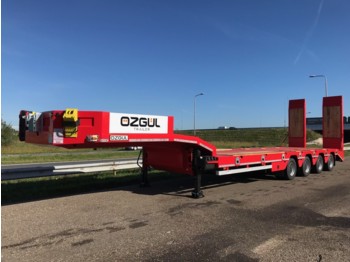 Lavloader tilhenger OZGUL LW4 70T 4 axle lowbed semi trailer, hydraulic ramps (300): bilde 1