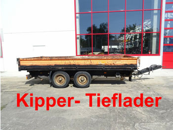 Tipphenger Obermaier UNTD 105A Tandemkipper- Tieflader: bilde 1