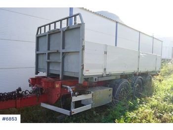  Narko container trailer w / box - Planhenger/ Flathenger