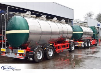 Burg 40000 liter, Inox - Edelstahl, BPW, Combi with Volvo - Tankhenger