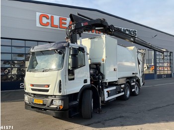 Ginaf C 3130 Hiab 21 ton/meter laadkraan + Container Washing - Søppelbil
