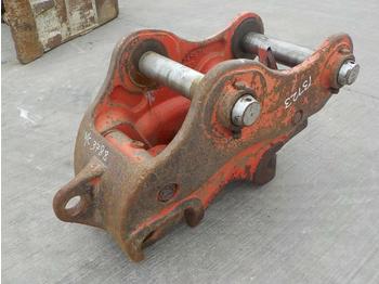  2013 Miller Hydraulic Double Lock QH 80mm Pin to suit 20 Ton Excavator - Skuffe