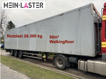 Kraker CF 300 92 m³ Liftachse TÜV 4-24 NL 28,3 t  - Med walking floor semitrailer: bilde 1